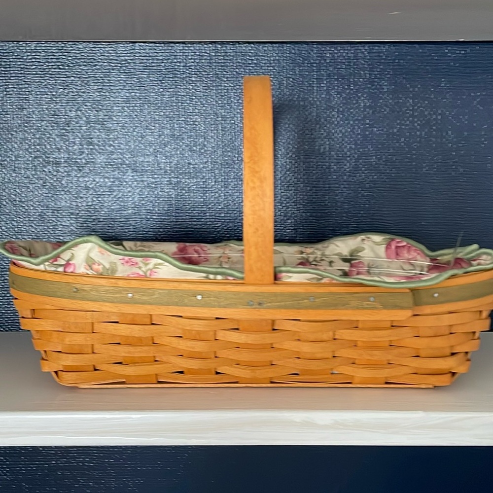 Longaberger 2001 May Series Peony Basket